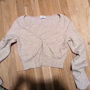 Wilfred cashmere blend cropped cardigan (size m)